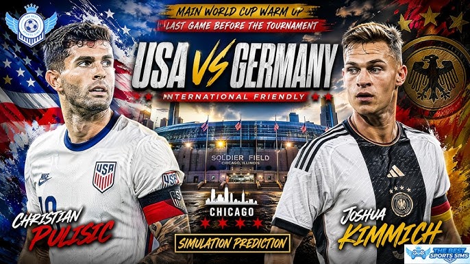 USA vs. Germania: Statele Unite sfidează mașinăria germană perfectă în repetiția generală de la Chicago